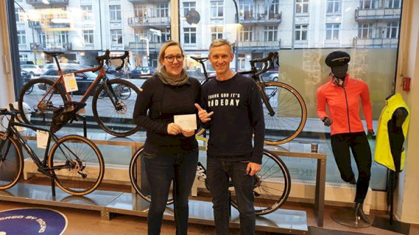 Spendenübergabe an Ina in Hamburg