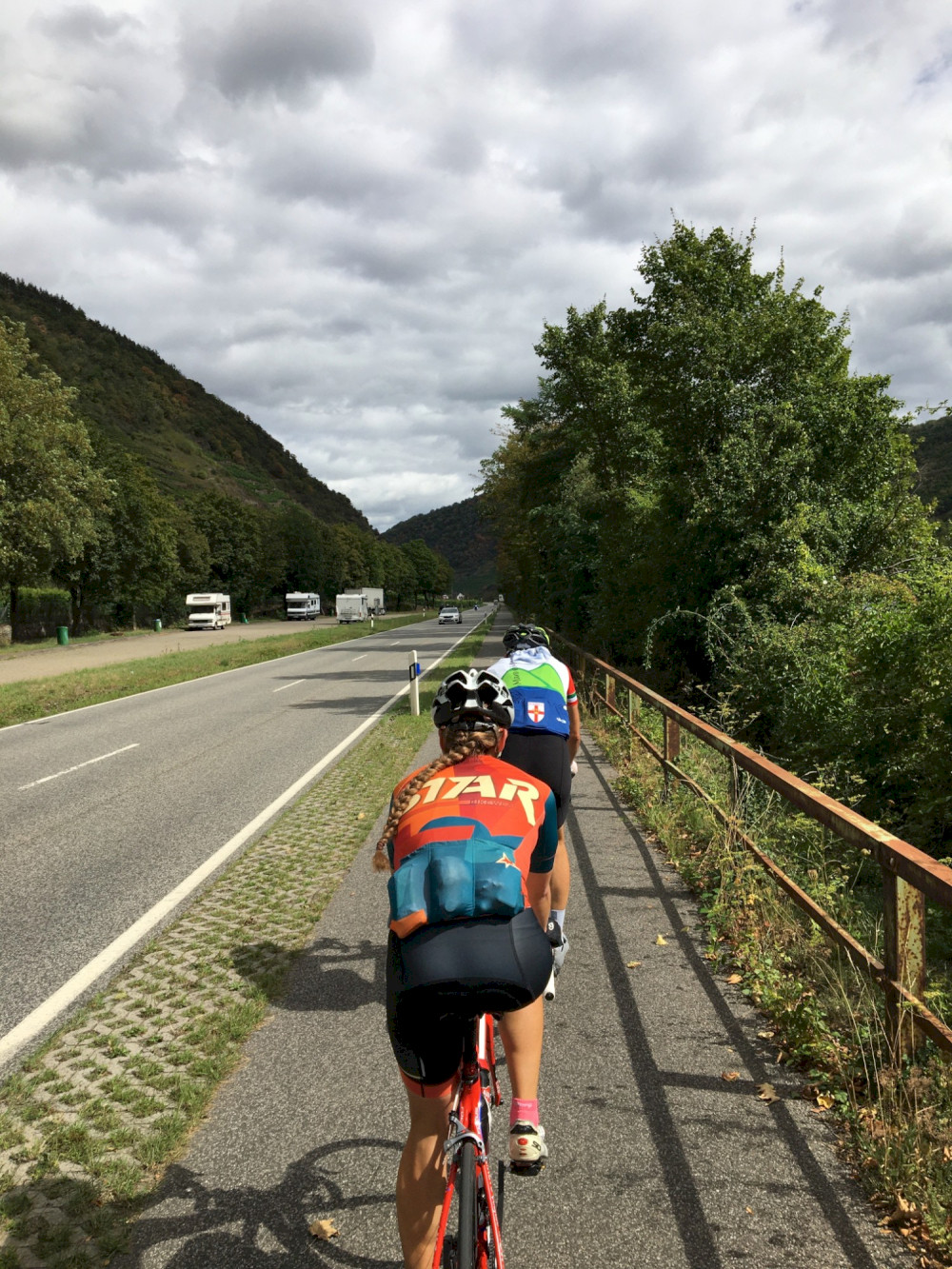 Radfahren 200 Kilometer an der Mosel